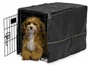Midwest Black Polyester Crate Cover