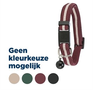 Trixie halsband kat strepen elastisch assorti Trixie halsband kat strepen elastisch assorti