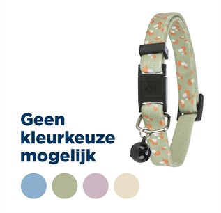 Trixie halsband kat paddenstoel elastich assorti Trixie halsband kat paddenstoel elastich assorti