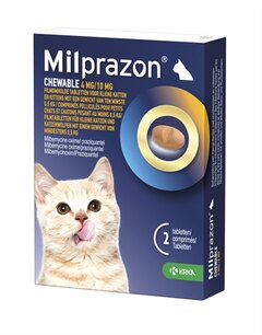 Krka milprazon kauwtabletten ontwormingstabletten kat Krka milprazon kauwtabletten ontwormingstabletten kat