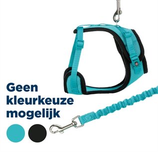 Trixie kattentuig mesh y-vorm met elastische riem assorti Trixie kattentuig mesh y-vorm met elastische riem assorti