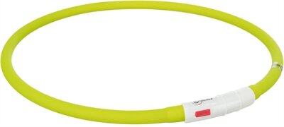 Trixie halsband usb siliconen lichtgevend oplaadbaar groen Trixie halsband usb siliconen lichtgevend oplaadbaar groen