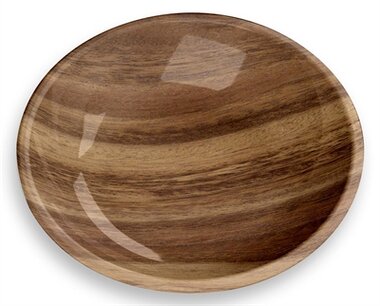 Tarhong voerbak kat acacia houtprint melamine Tarhong voerbak kat acacia houtprint melamine