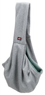 Trixie junior hondentas buikdrager lichtgrijs / mintgroen Trixie junior hondentas buikdrager lichtgrijs / mintgroen