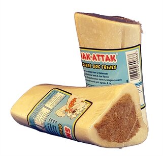 Snak attak calcium runderbot gevuld met lam / rijst smaak Snak attak calcium runderbot gevuld met lam / rijst smaak