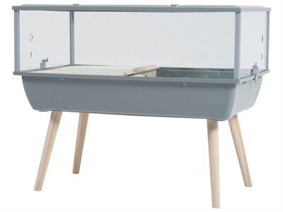 Zolux knaagdierkooi nevo prestige plexiglas grijs Zolux knaagdierkooi nevo prestige plexiglas grijs