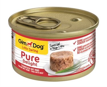 12x gimdog little darling pure delight tonijn / rund 12x gimdog little darling pure delight tonijn / rund