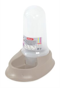 Zolux non-slip smart voer- / waterdispenser taupe Zolux non-slip smart voer- / waterdispenser taupe
