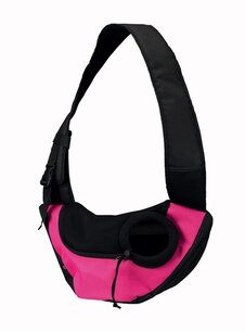 Trixie buikdrager sling draagtas roze / zwart Trixie buikdrager sling draagtas roze / zwart