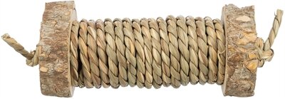 Trixie speelrol voor knaagdieren met zeegras van hout Trixie speelrol voor knaagdieren met zeegras van hout