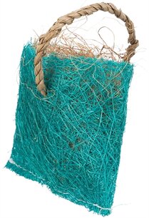 Trixie knaagdier snackzak van kokos en sisal vezels Trixie knaagdier snackzak van kokos en sisal vezels