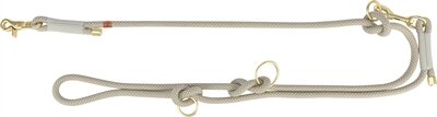 Trixie soft rope hondenriem verstelbaar grijs / lichtgrijs Trixie soft rope hondenriem verstelbaar grijs / lichtgrijs